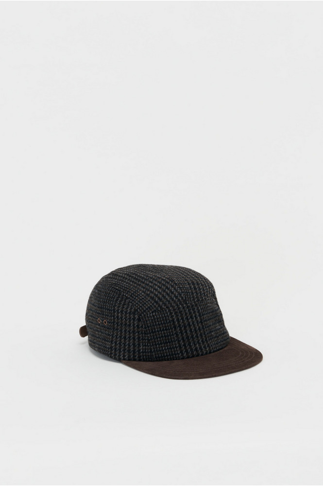 tweed jet cap 詳細画像 dark brown 