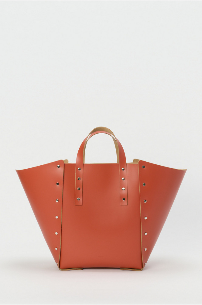 assemble hand bag wide L 詳細画像 copper orange 