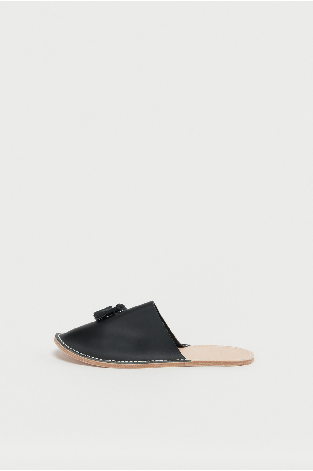 leather slipper 詳細画像 black 2