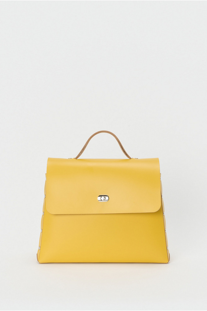assemble hand bag flap L 詳細画像 yellow 