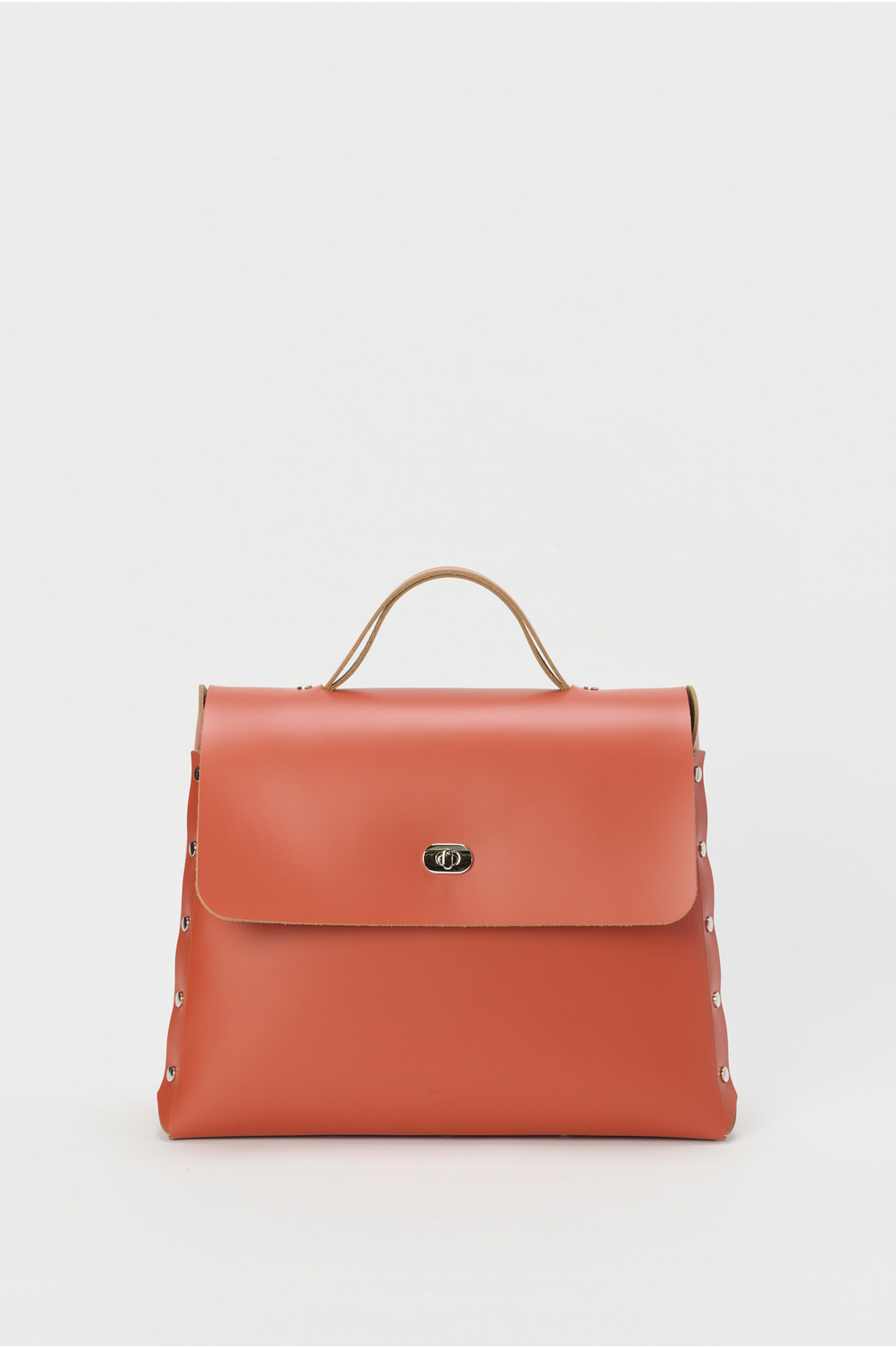 assemble hand bag flap L 詳細画像 copper orange 1