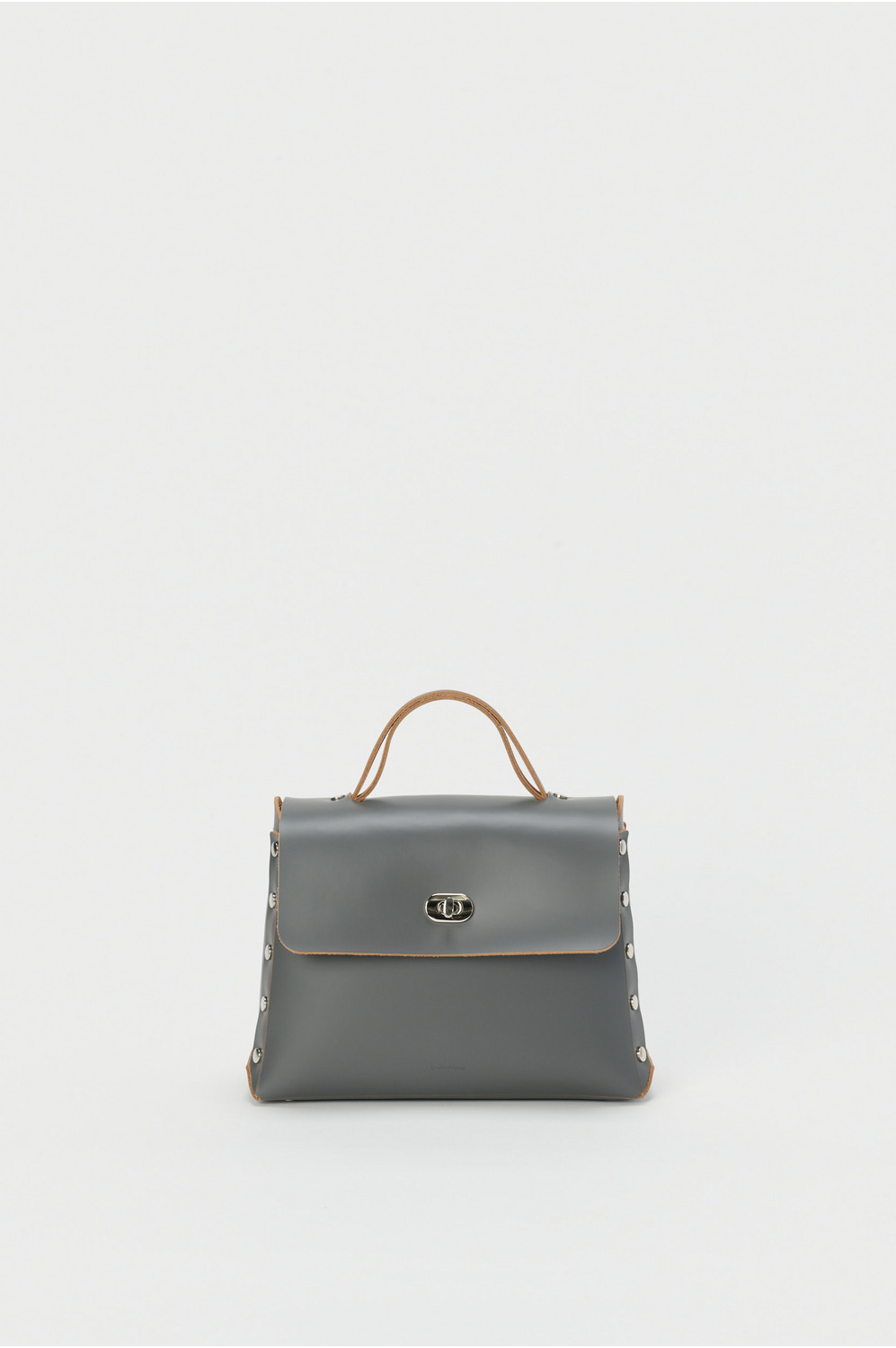 assemble hand bag flap M 詳細画像 steel gray 1