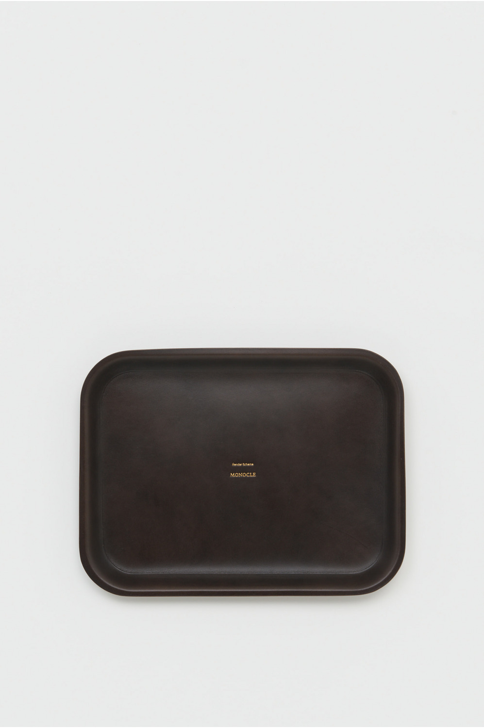 leather tray L 詳細画像 dark brown 1