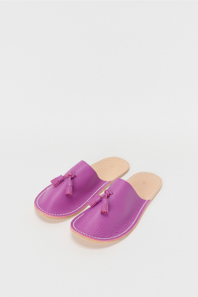 leather slipper 詳細画像 royal purple 