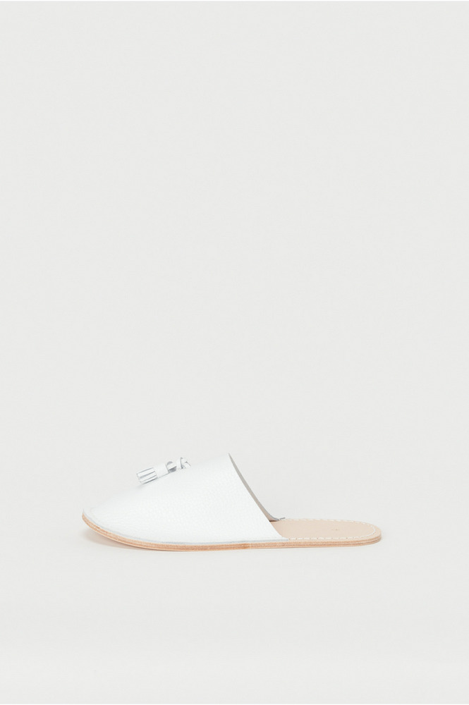 leather slipper 詳細画像 white 2