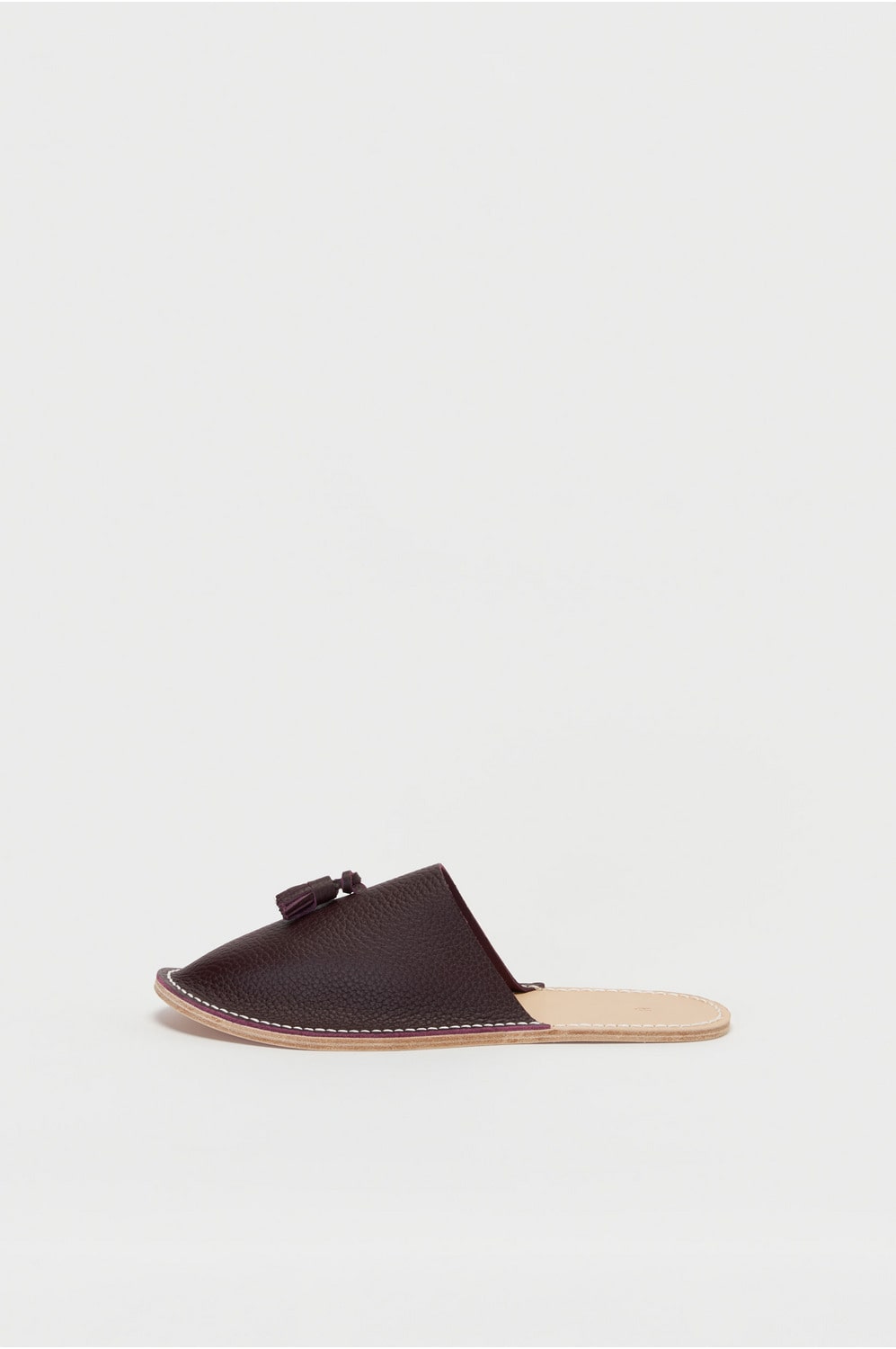leather slipper 詳細画像 bordeaux 2