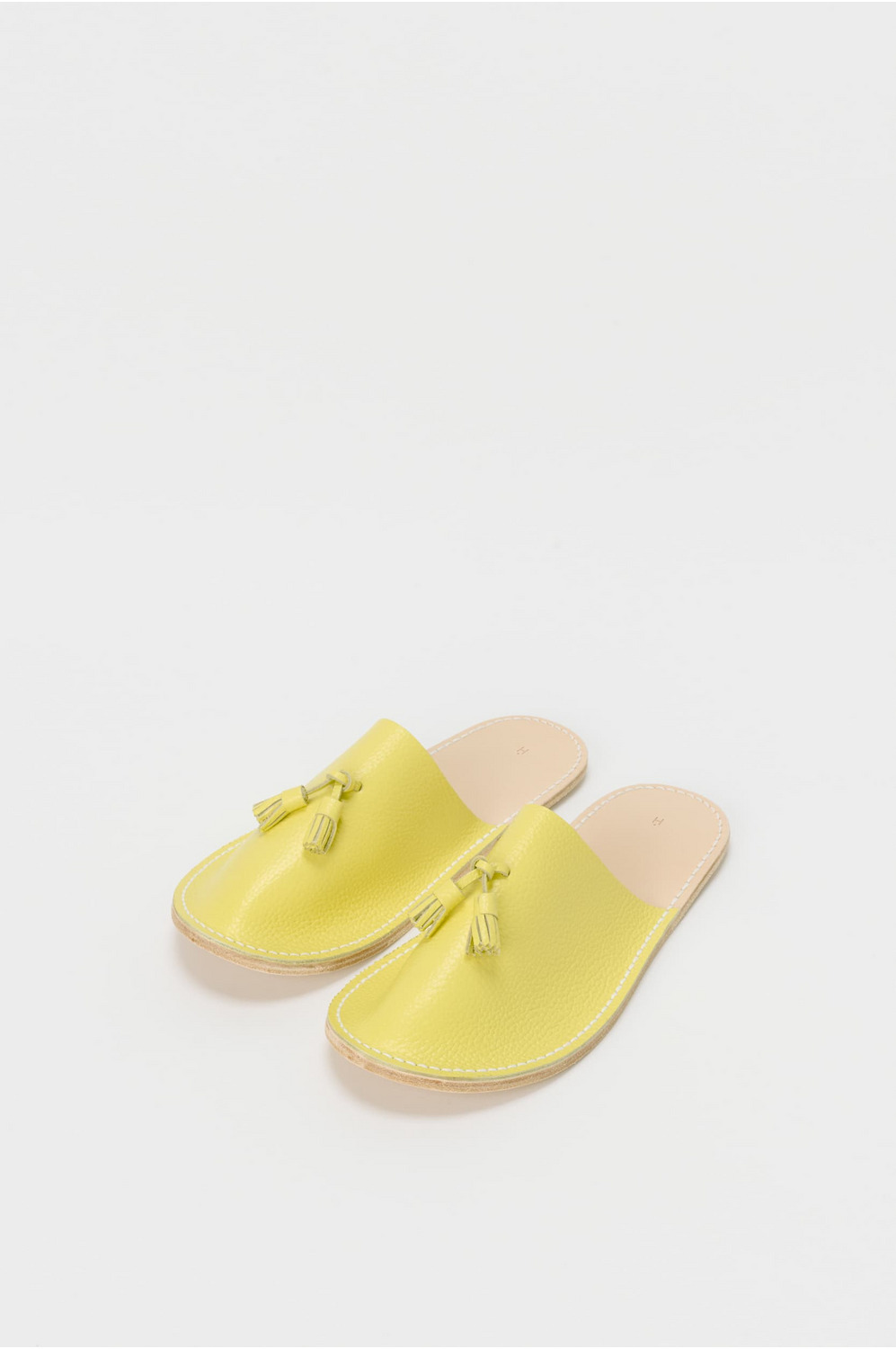 leather slipper 詳細画像 cream yellow 1