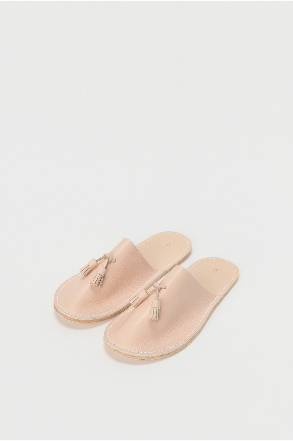 leather slipper 詳細画像 salmon pink 1