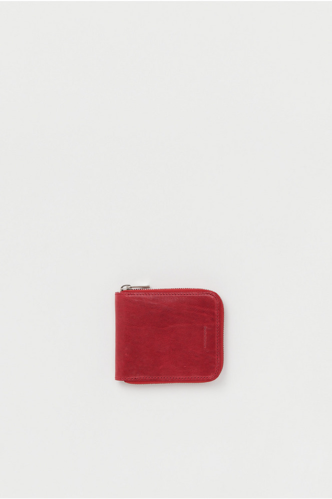 horizontal zip purse 詳細画像 red 