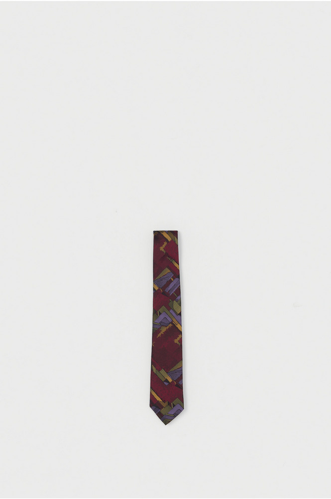 necktie 詳細画像 abstract burgundy 