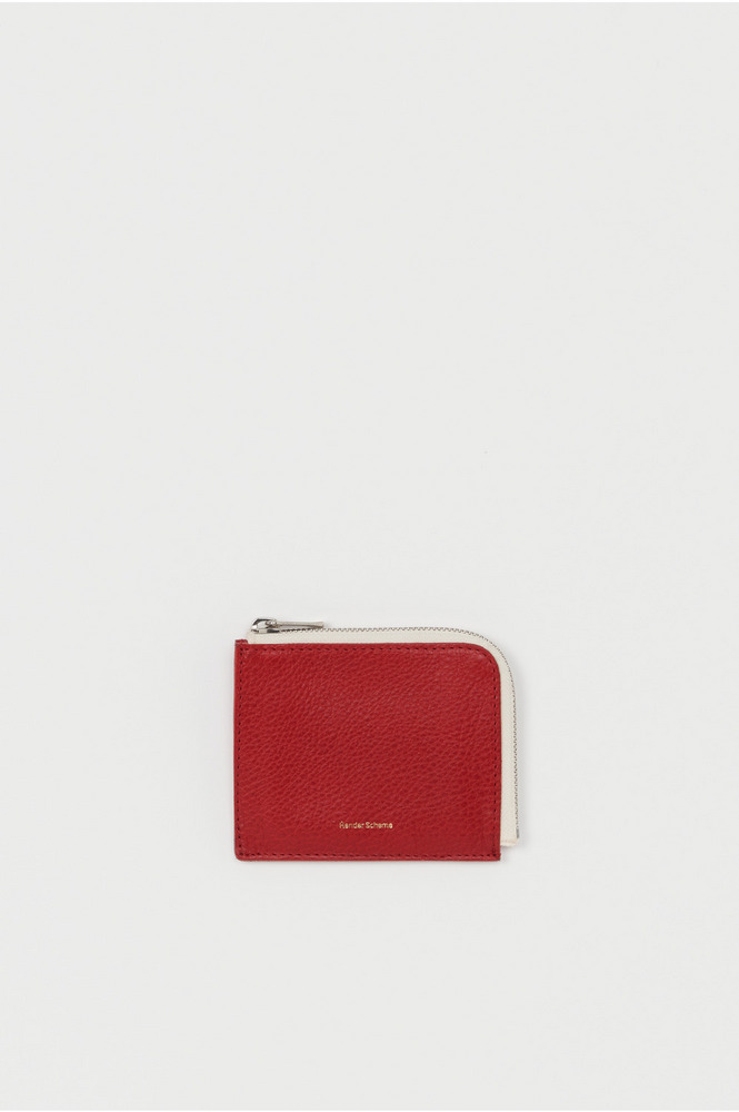 L zip purse 詳細画像 red 