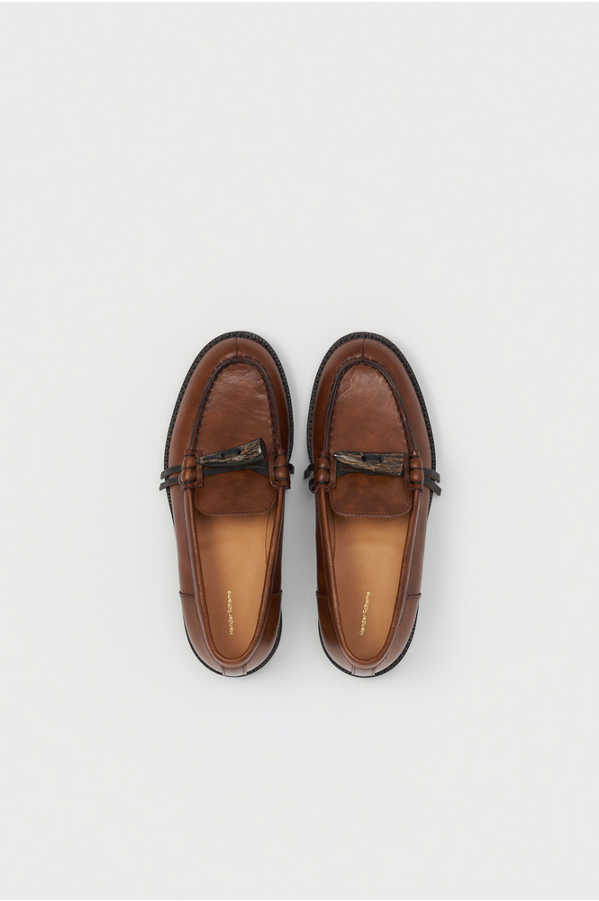 horn loafer smooth 詳細画像 brown 3