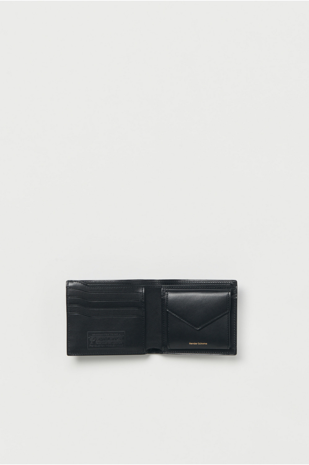 half folded wallet 詳細画像 black/Harding emboss 2