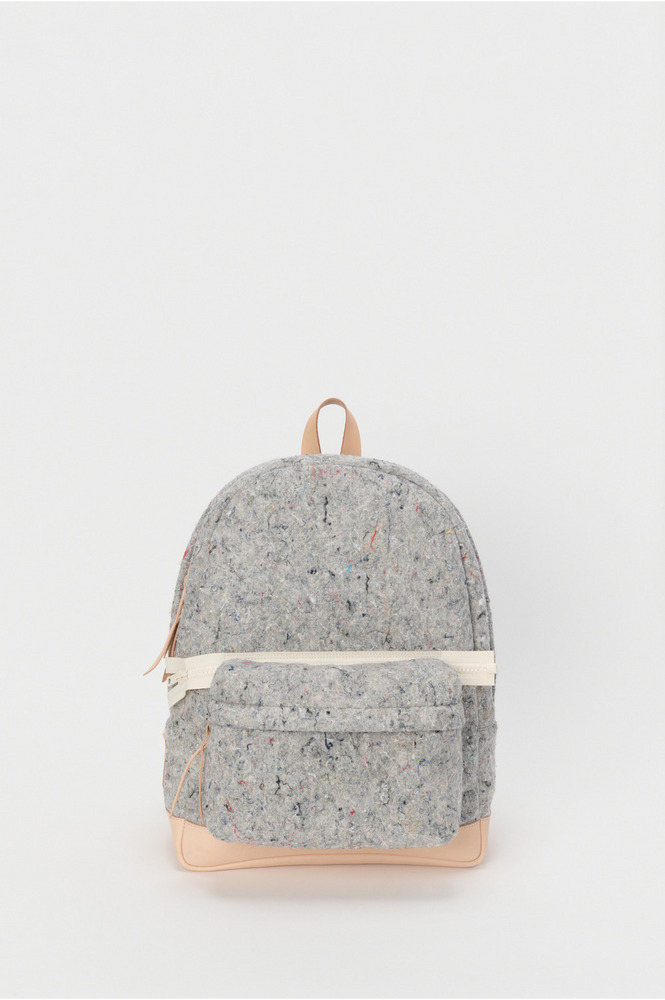 Recycled felt) backpack 詳細画像 mix gray/natural 