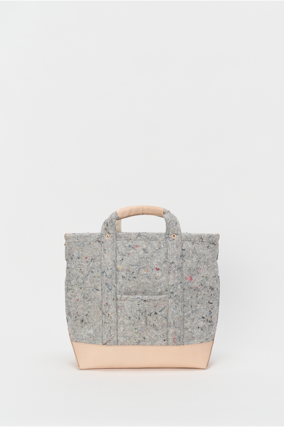Recycled felt) bag small 詳細画像 mix gray/natural 1