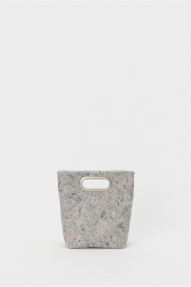 Recycled felt) hole bag small 詳細画像 mix gray 