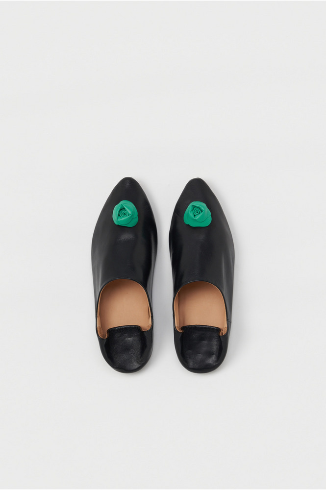 bloom babouche 詳細画像 black/green 4