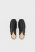 jute mule grain leather 詳細画像