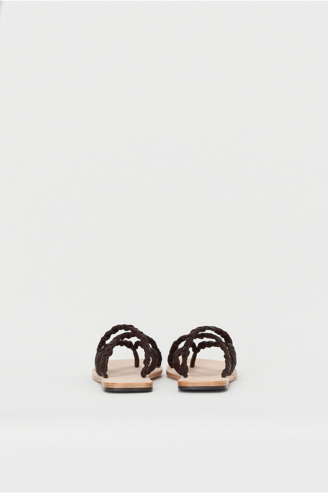 shirring overlap 詳細画像 choco/natural 4