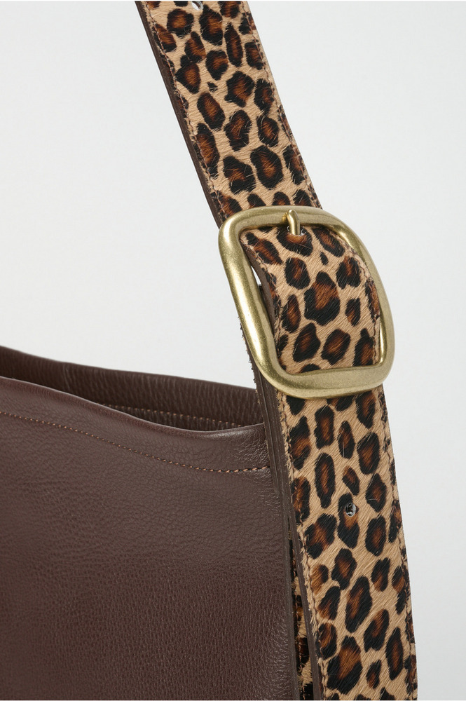 one side belt bag 詳細画像 dark brown/leopard 2