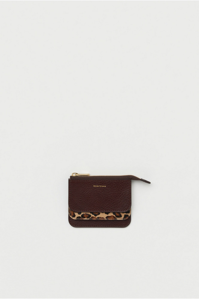 3 layered purse 詳細画像 dark brown/leopard 