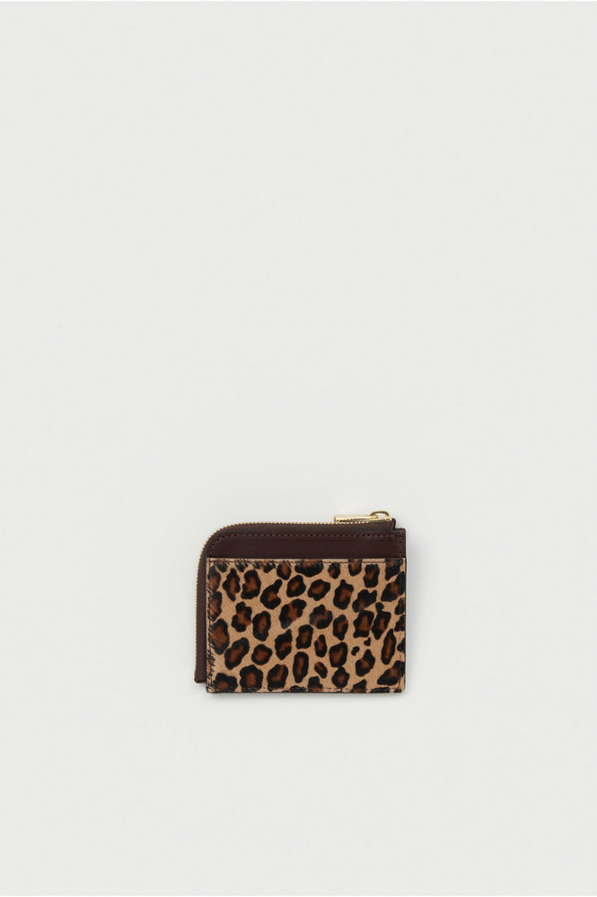 L zip purse 詳細画像 dark brown/leopard 1