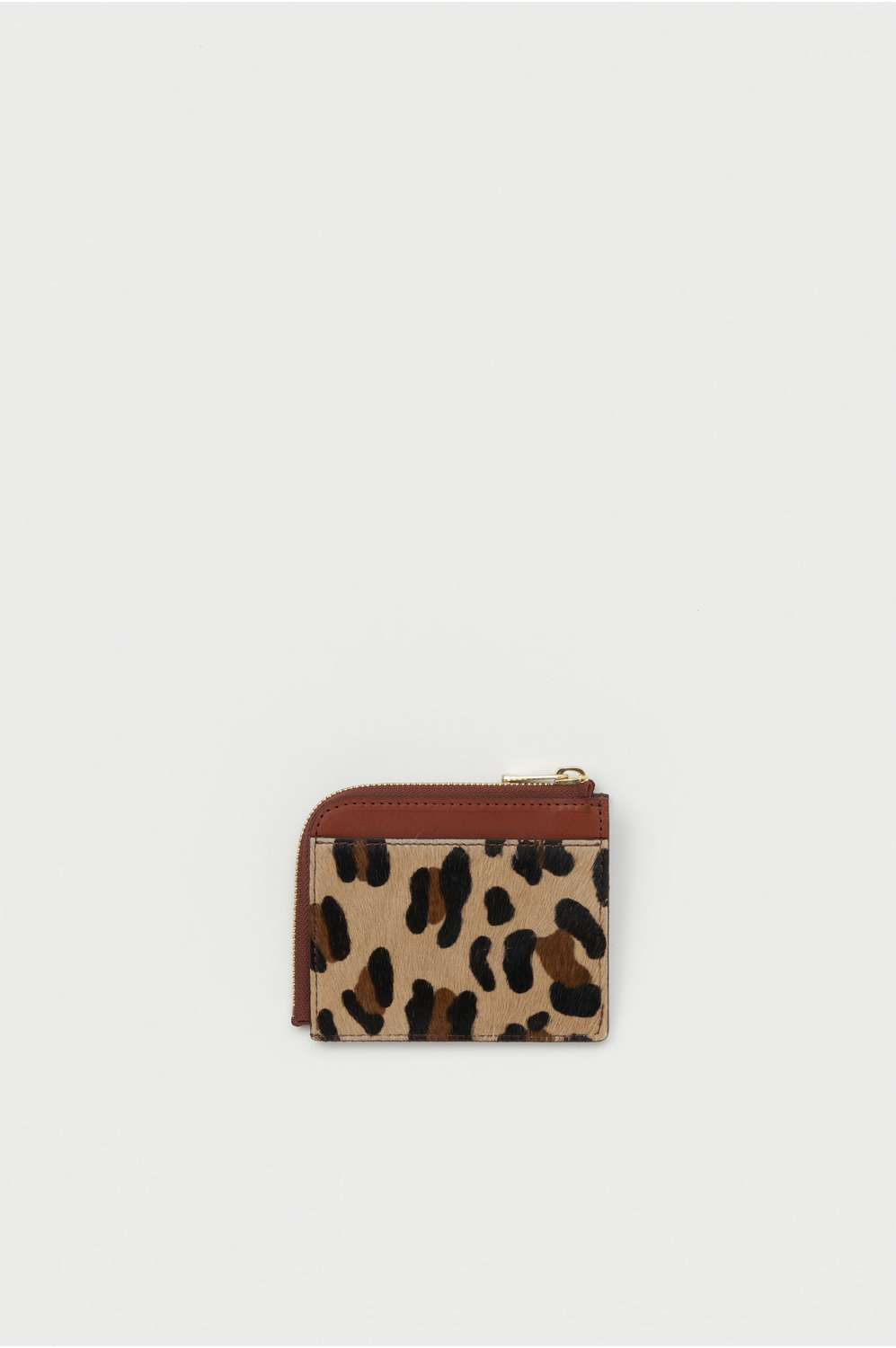 L zip purse 詳細画像 brown/leopard 1