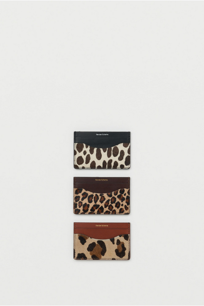 cardholder 詳細画像 brown/leopard 2