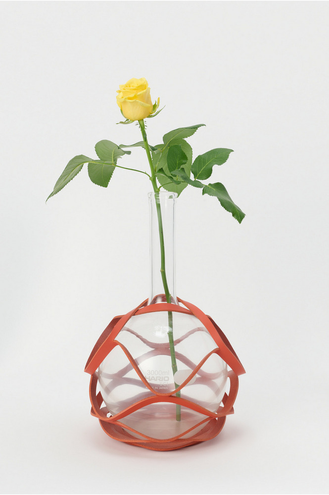 Flat-bottom flask/3000ml 詳細画像 copper orange 1