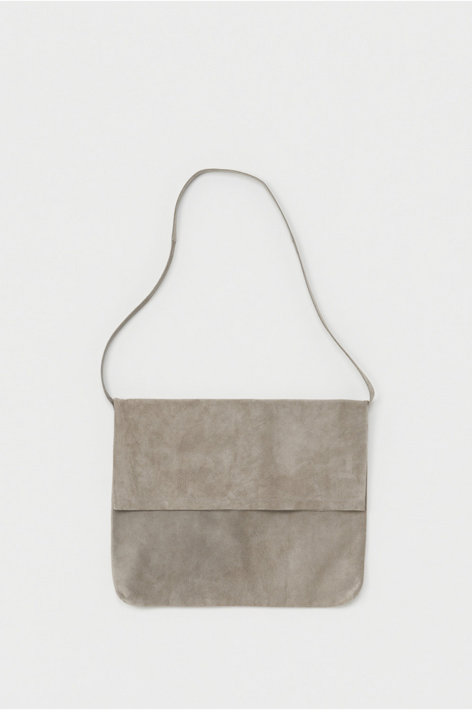 pig flap shoulder bag big 詳細画像 light gray 