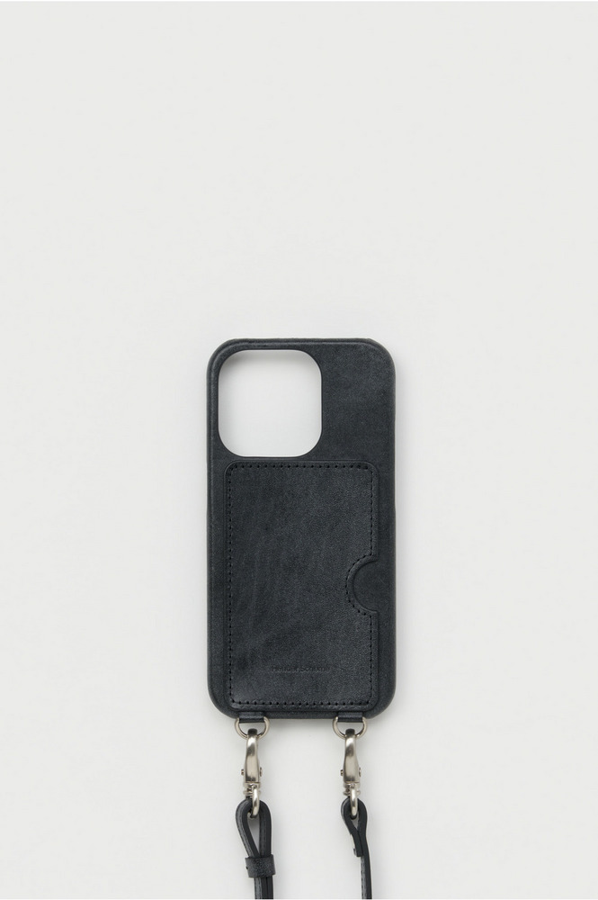 iPhone case with strap 詳細画像 iPhone 15 Pro /black 2