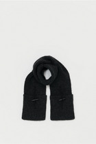 knitted pocket scarf 詳細画像