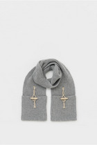 knitted pocket scarf 詳細画像