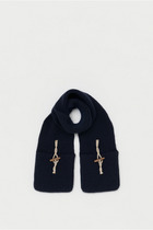 knitted pocket scarf 詳細画像