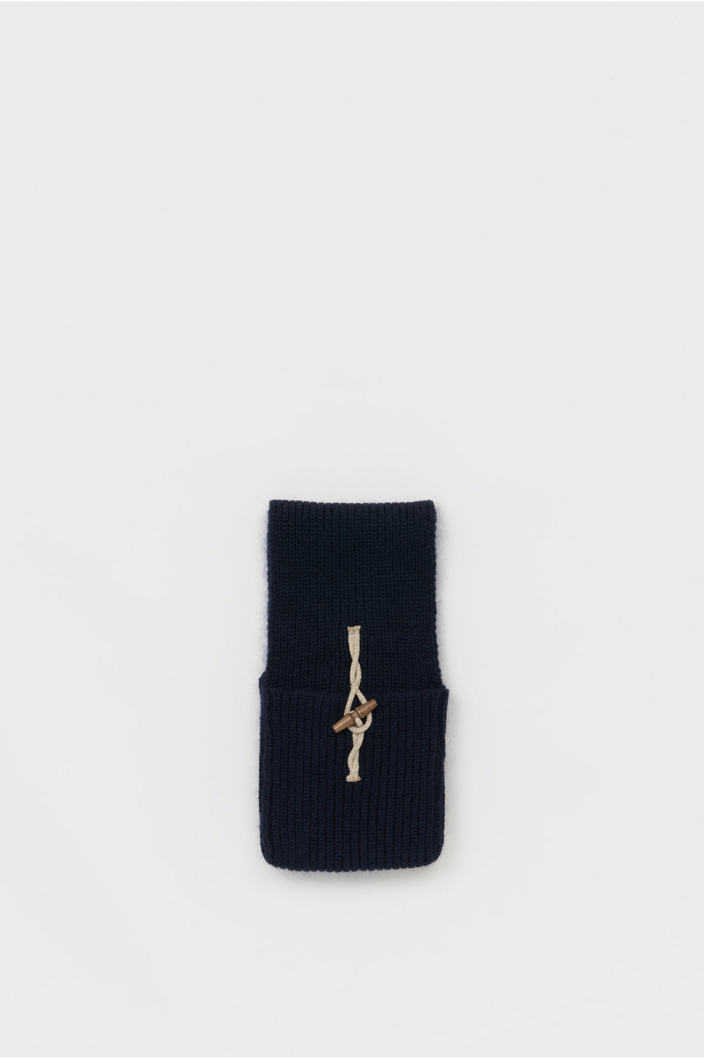 knitted pocket scarf 詳細画像 1