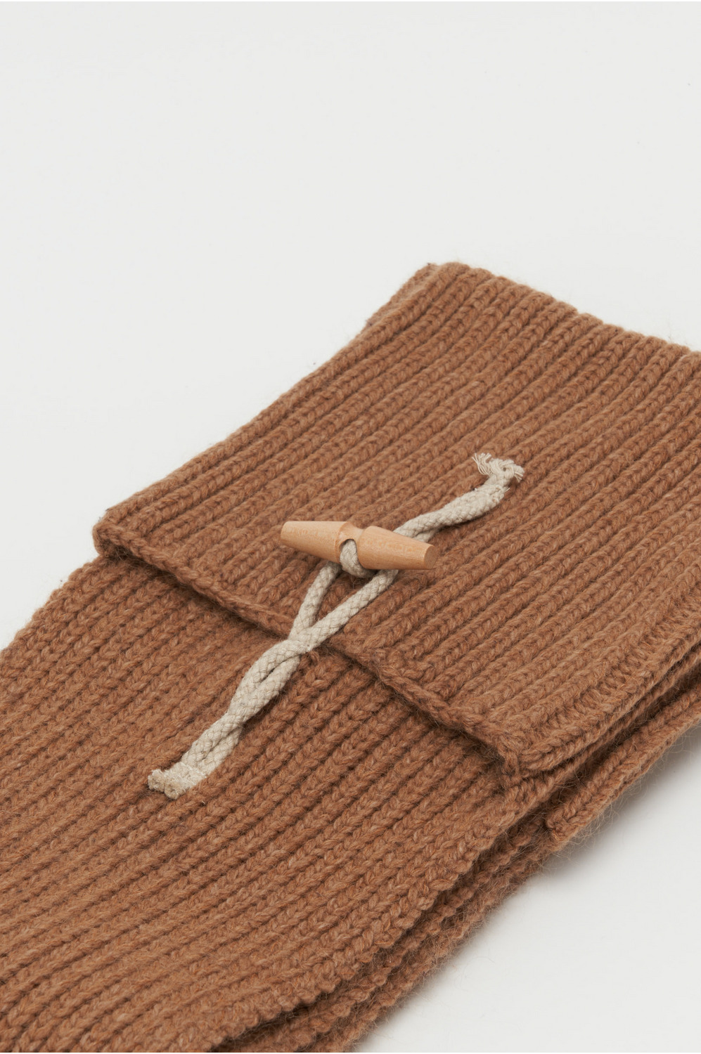 knitted pocket scarf 詳細画像 2