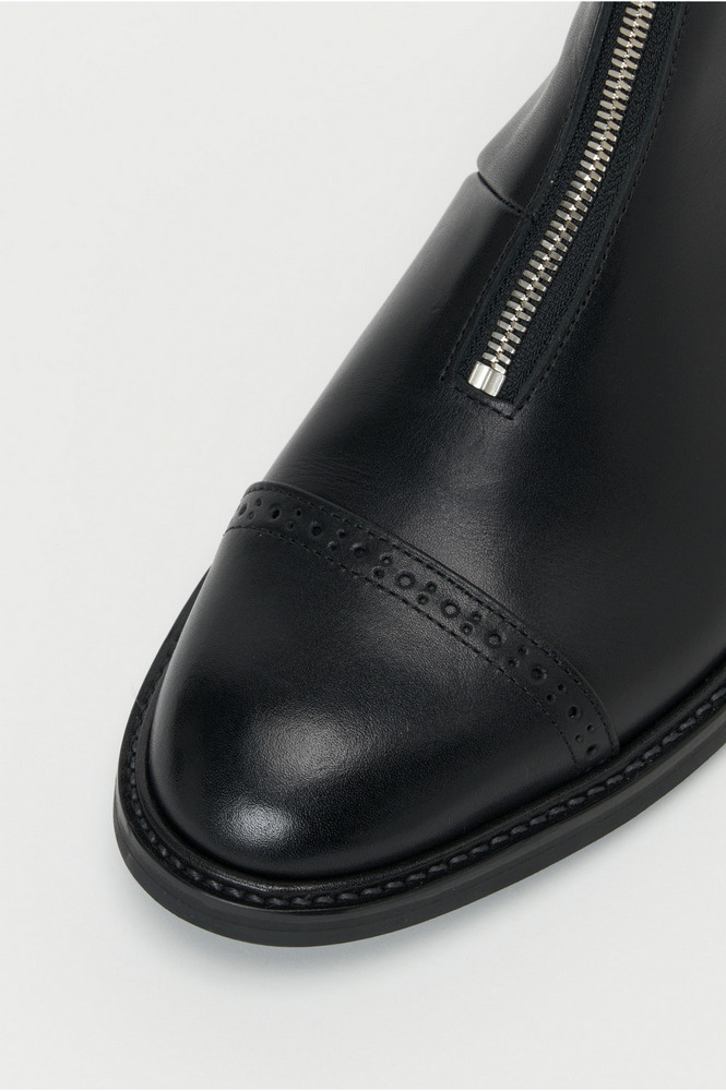 front fastner boots 詳細画像 cognac brown 2