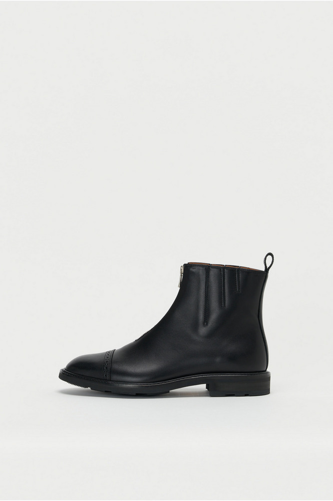 front fastner boots 詳細画像 black 2