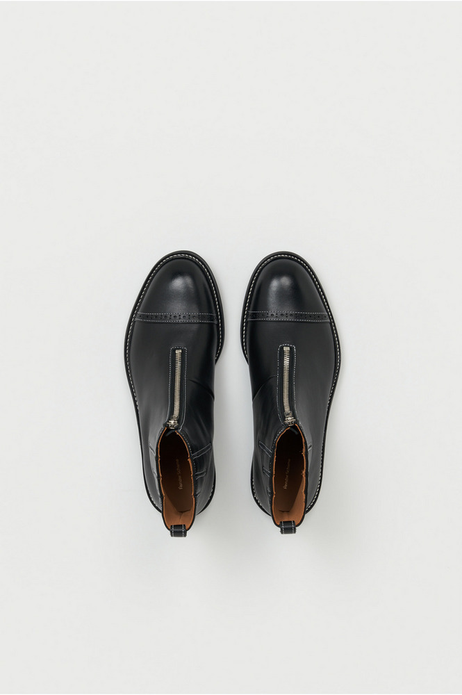 front fastner boots 詳細画像 black/white 3