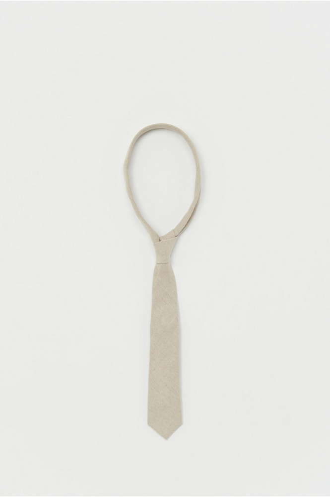 linen necktie 詳細画像 black 1