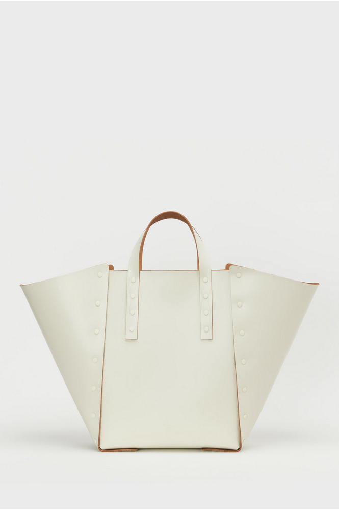 assemble hand bag wide L 詳細画像 white 