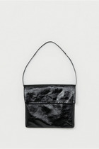 patent horse flap shoulder bag big 詳細画像