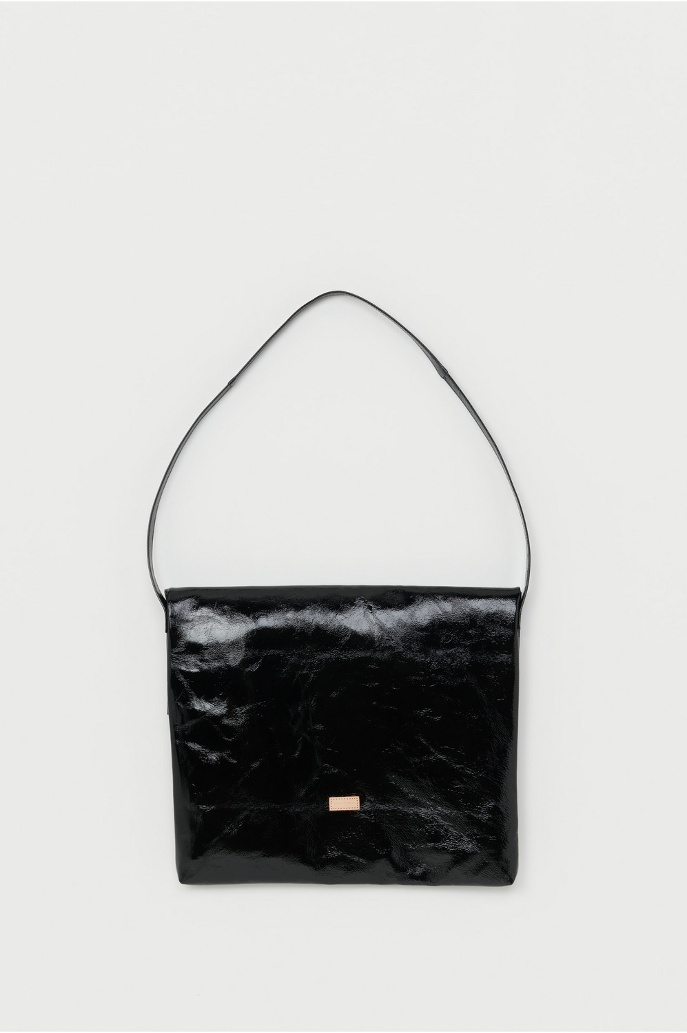 patent horse flap shoulder bag big 詳細画像 1