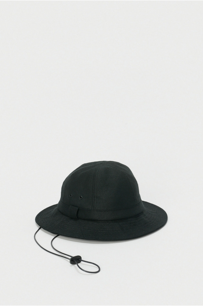 linen field hat 詳細画像 black 