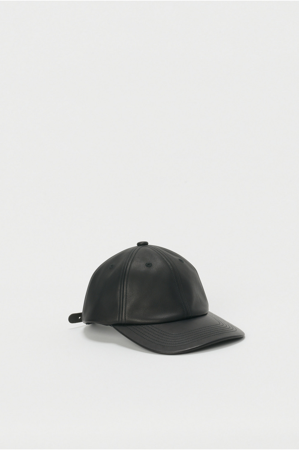 6 panel cap 詳細画像 black 1