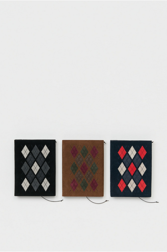 argyle book cover 詳細画像 argyle navy 3