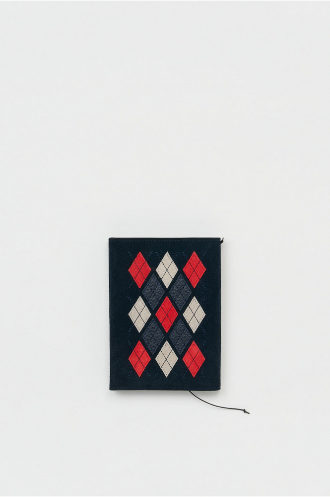 argyle book cover 詳細画像 argyle navy 