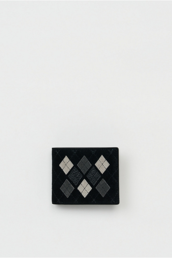 argyle half folded wallet 詳細画像 argyle black 