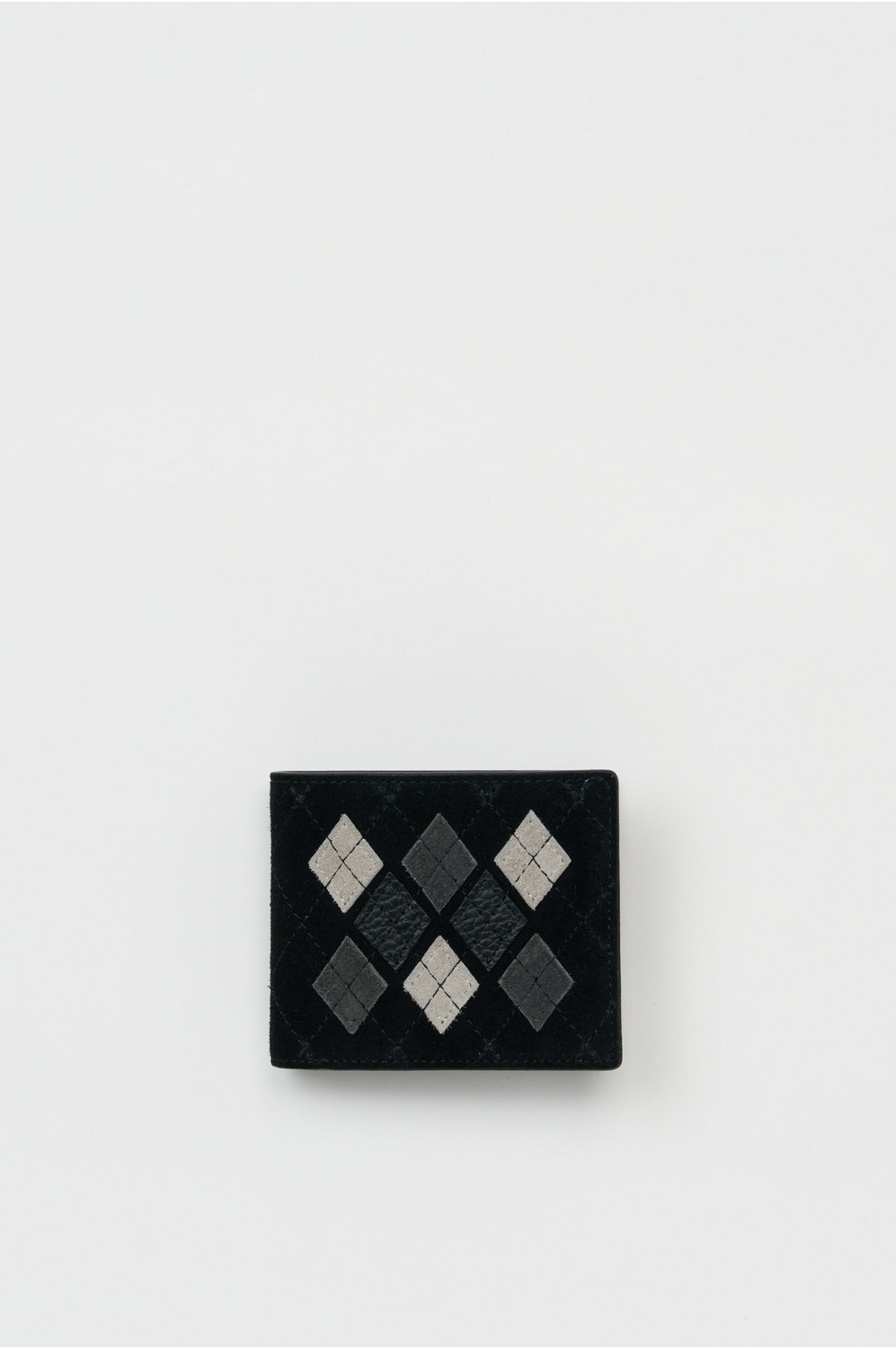 argyle half folded wallet 詳細画像 argyle black 1