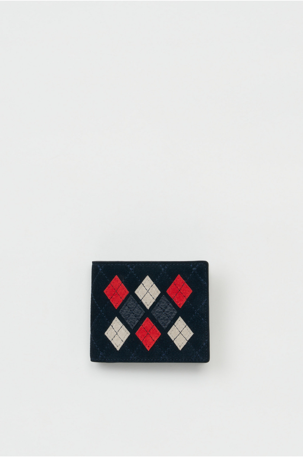 argyle half folded wallet 詳細画像 argyle navy 1
